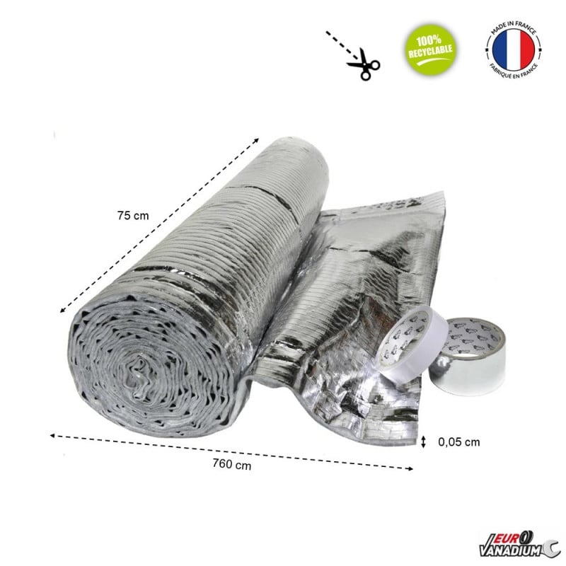 Kit isolation porte de garage - surface 5.7 m² (1)