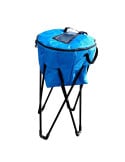 Glacière pliable sur pied avec housse de transport