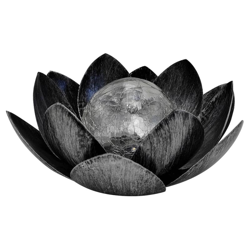 Lampe d'extérieur fleur de lotus solaire (3)