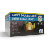 Lampe d'extérieur fleur de lotus solaire (9)