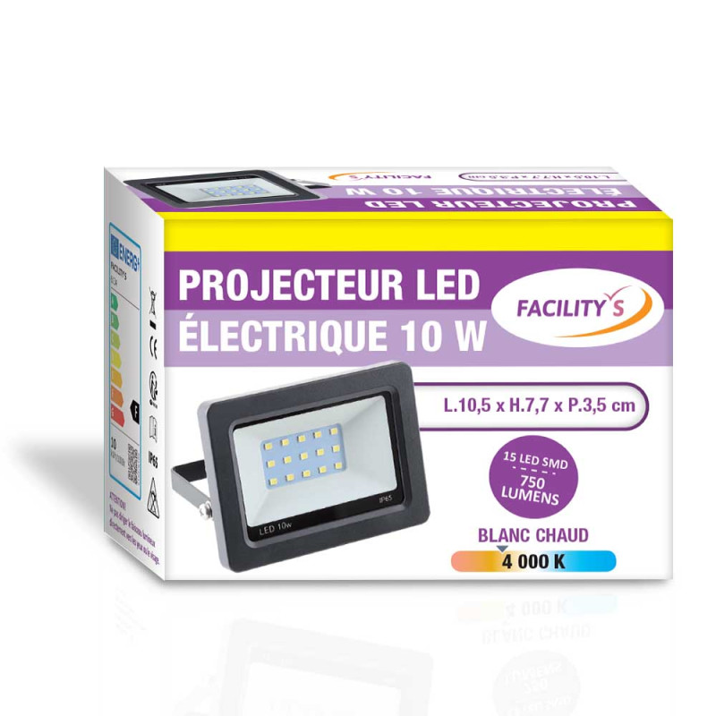 NX2250-Projecteur LED extérieur étanche 100 W - BF - câble 2m