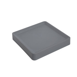 Support carré à roulettes invisibles pour plante et pot de fleurs