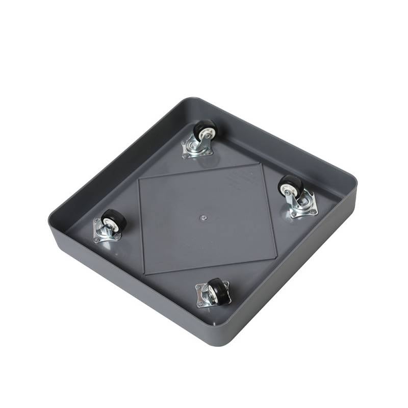 Support carré à roulettes invisibles pour plante et pot de fleurs (3)