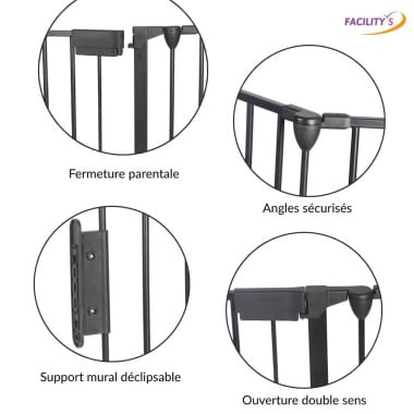 Barrière de sécurité enfant, bébé, animaux - 3 mètres, 5 panneaux (3)