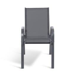 Chaises de jardin textilène - x 4 (2)