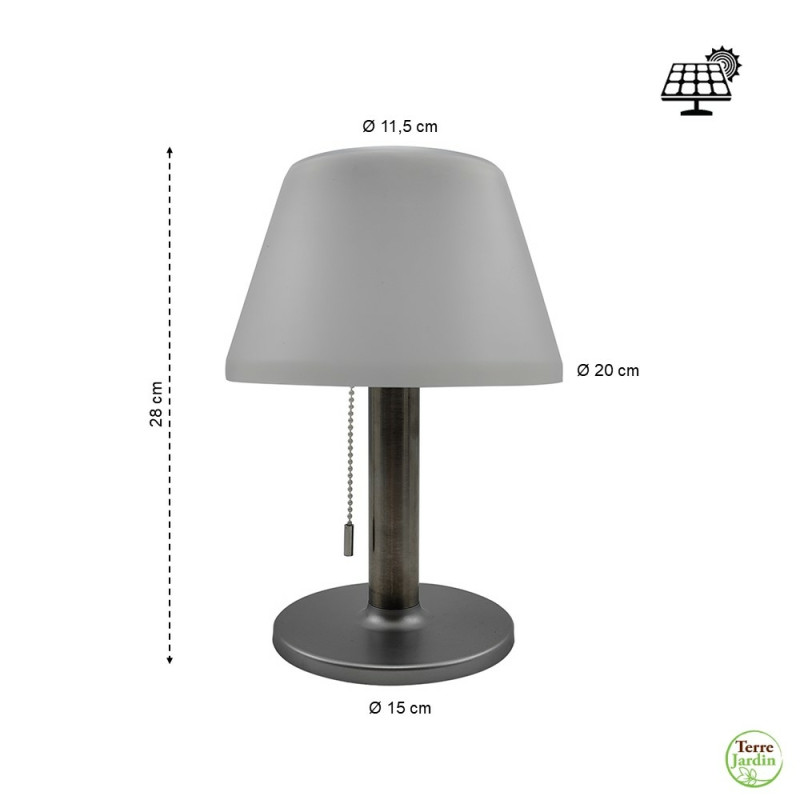 Lampe de table SunLight - Lampe solaire - 15 cm