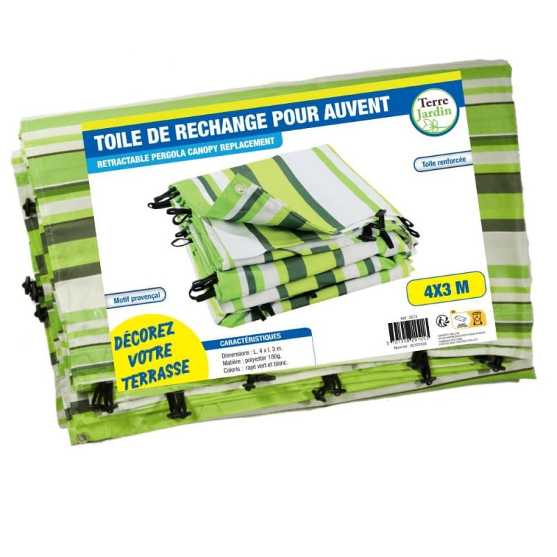 Toile de rechange pour auvent 3 x 4m (4)
