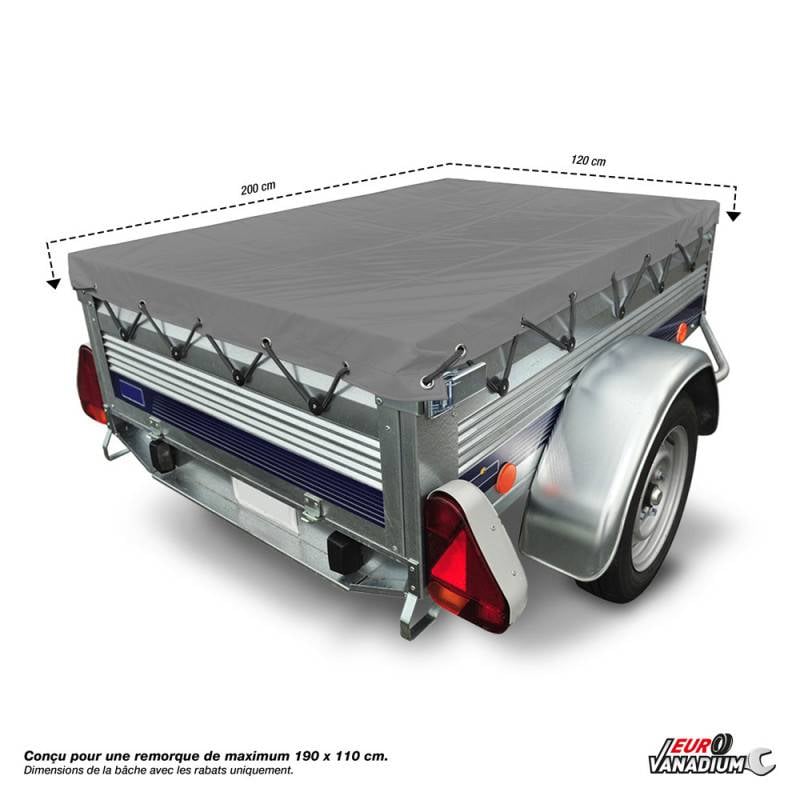 Bâche plate pour remorque (3)