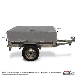 Bâche remorque avec rebord (4)