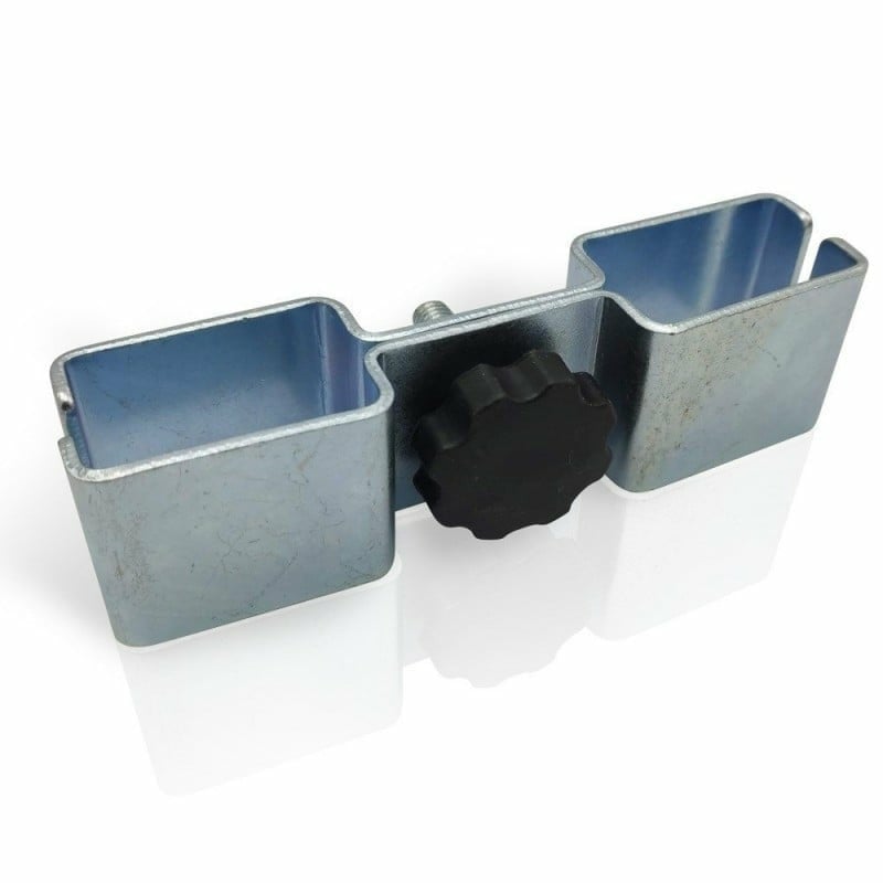 Lot de 2 tonnelles barnum professionnelles 3x3 pliantes avec 4 connecteurs et 1 gouttière (2)