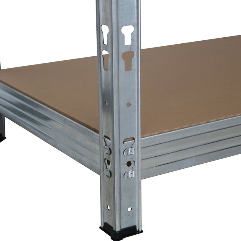 Rack étagère de rangement pour entrepôt, garage et atelier - Capacité 1400 kg - 2 M x 2,37 M (3)