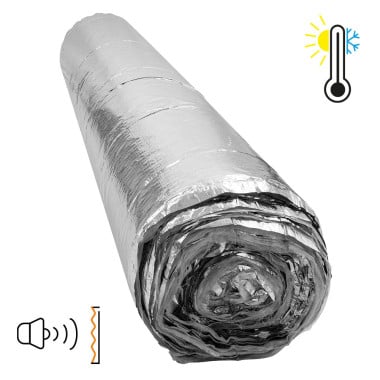 Isolant multicouche mince pour toiture et rénovation - Isolation thermique et phonique découpable 27 épaisseurs (1)