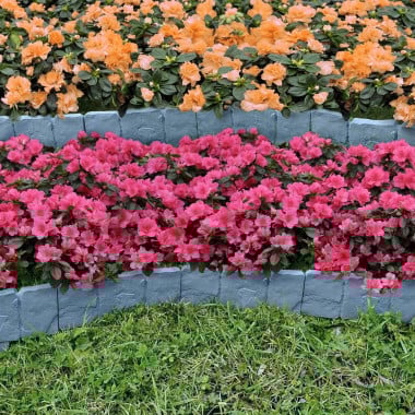 Bordures de jardin imitation pierre - Par 10 (5)