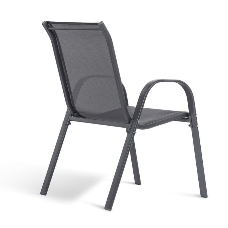 Chaises de jardin textilène - x 4 (4)