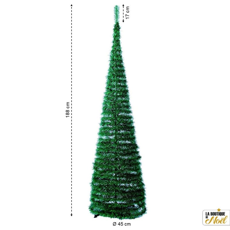 Sapin de Noël artificiel vert pop up SlimTree 180 cm (3)