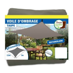 Voile d'ombrage rectangulaire extensible (7)