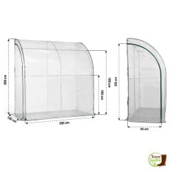 Serre d'hivernage murale 100 x 200 cm (1)