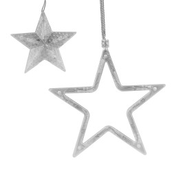 Rideaux lumineux étoilé avec LED à piles (1)