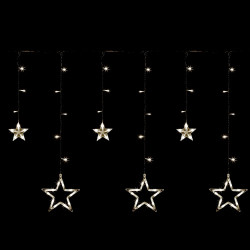 Rideaux lumineux étoilé avec LED à piles (4)