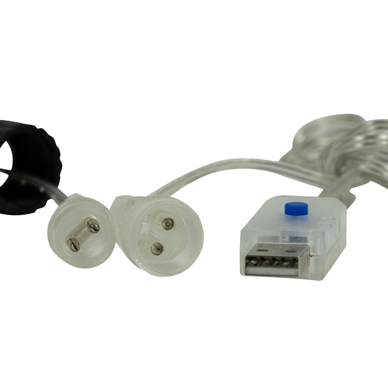 Sygonix SY-4722036 Mini guirlande lumineuse pour l'intérieur via USB Nombre  de lumière 50 LED blanc chaud Longueur écl - Conrad Electronic France