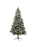 Sapin de Noël Artificiel Enneigé 150/180/210cm - Blanc - Blooming