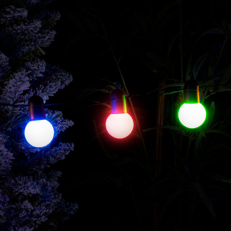 Guirlande lumineuse guinguette solaire 30 LED