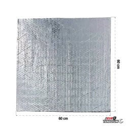 Plaque isolante mince pour isolation thermique 60 x 60 cm - Réflecteur de chaleur x2