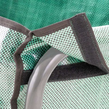 Housse pour chariot à bûches en métal sur roues