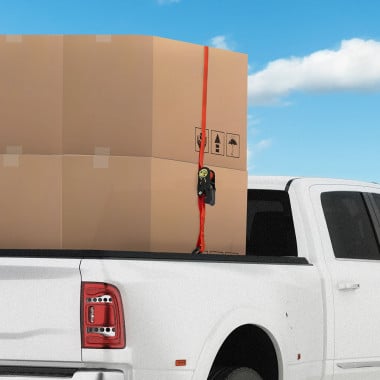 Sangle d'arrimage à cliquet 4,5 mètres x4 avec sandows x2