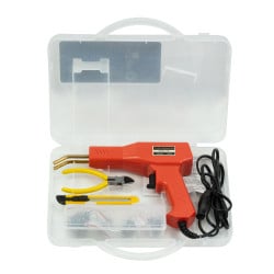 Pistolet pour souder le plastique 50 W - Kit avec agrafes et accessoires