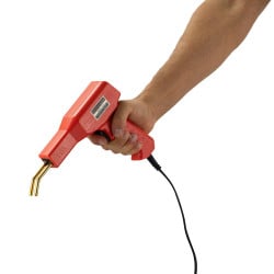 Pistolet pour souder le plastique 50 W - Kit avec agrafes et accessoires