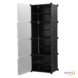 Étagère à chaussures modulable 16 paires