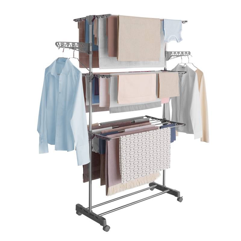Séchoir Kit&Dry étendoir à linge pliable 3 niveaux