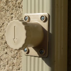 Récupérateur d'eau de pluie rectangulaire