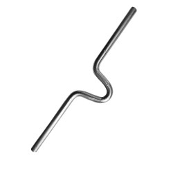 Piquets d'ancrage en spirale métalliques x4