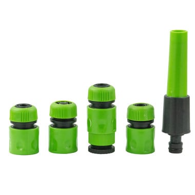 Tuyau d'arrosage avec enrouleur 15 M et accessoires