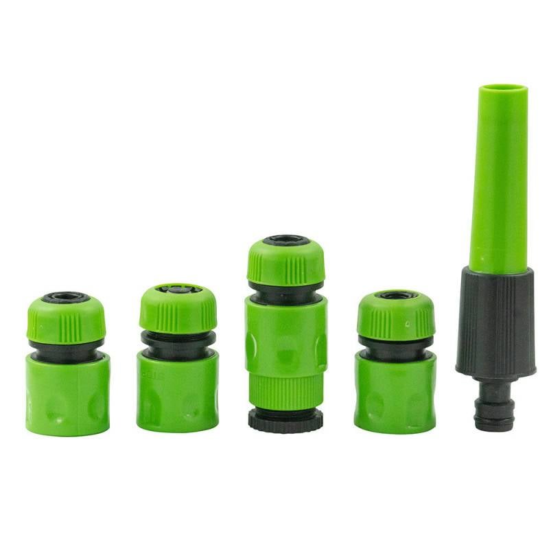 Tuyau d'arrosage avec enrouleur 15 M et accessoires