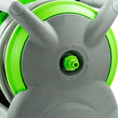 Tuyau d'arrosage avec enrouleur 15 M et accessoires