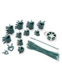 Attaches plante x 71 - clips, fil et liens réglables