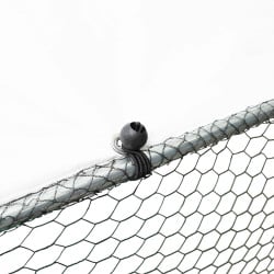 Enclos poulailler - Volière extérieure - Parc grillagé 24m²