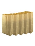 Sacs en papier compostables pour déchets verts et organiques 5 x 100 L
