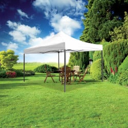 Barnum pliant professionnel 3 X 4,5 M, Tonnelle/Tente/Chapiteau pour jardin, marché, foire