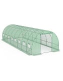 Serre tunnel de jardin 24M² avec bâche renforcée