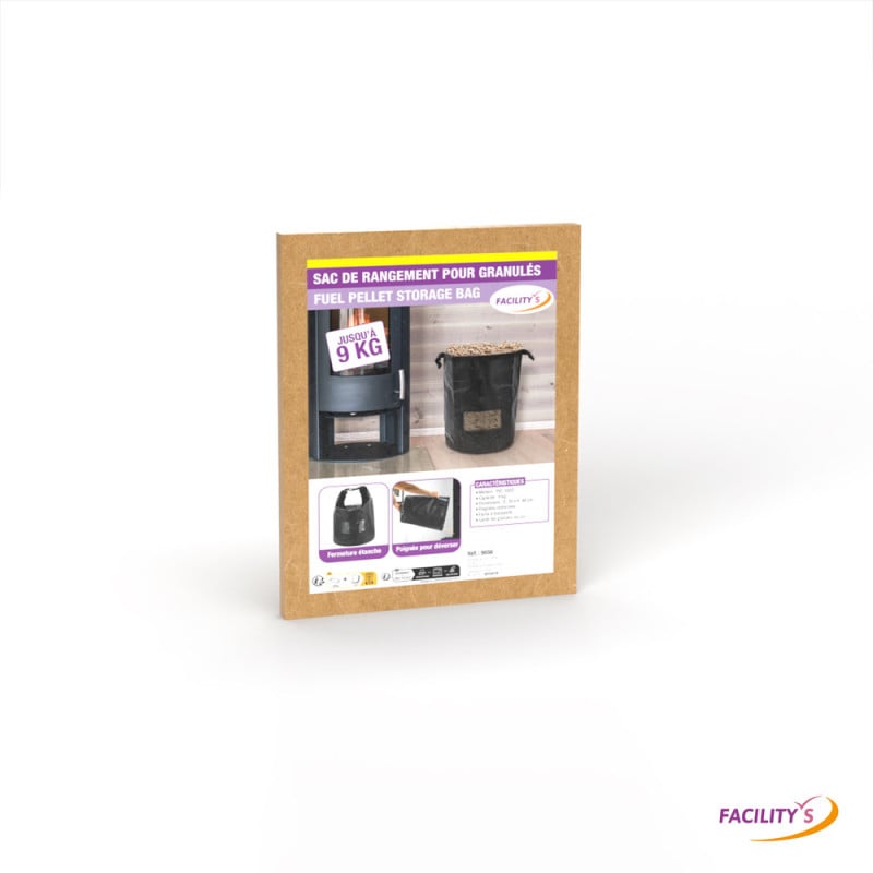 Sac de rangement pour granulés et pellets de bois