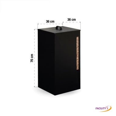 Boite à granulés de bois et pellets - Capacité de 45 kg