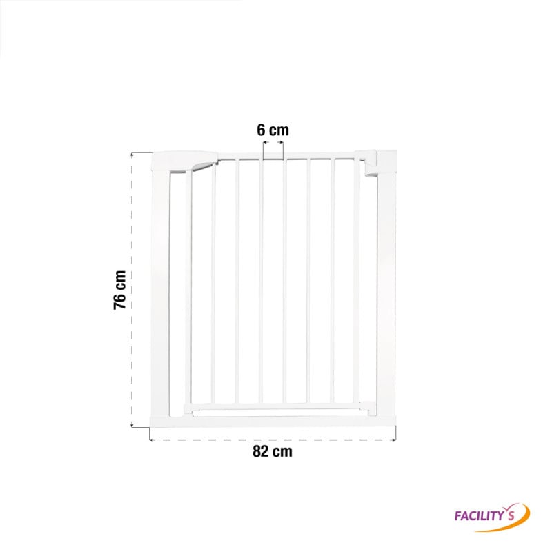 Barrière de sécurité escalier sans perçage pour enfant, bébé, chien