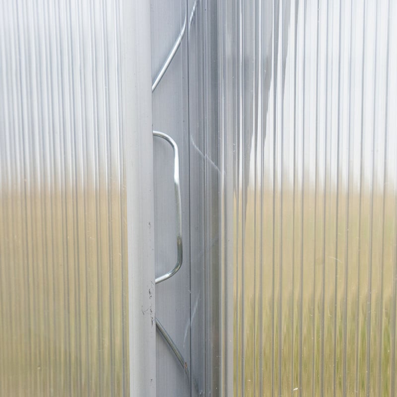 Serre de jardin aluminium et polycarbonate 3,6 M²