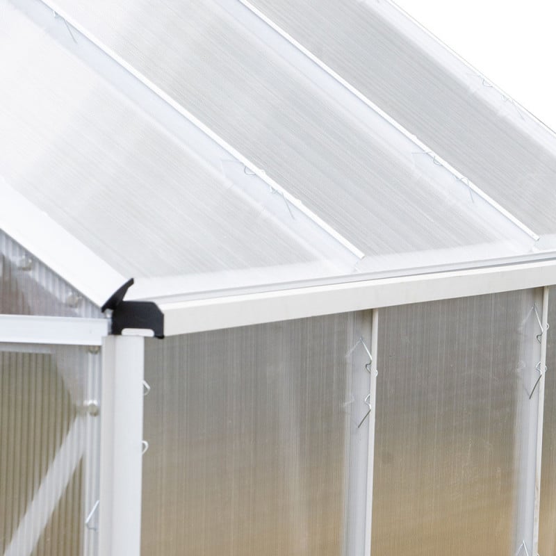 Serre de jardin aluminium et polycarbonate 3,6 M²