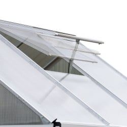 Serre de jardin aluminium et polycarbonate 3,6 M²