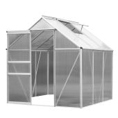 Serre de jardin aluminium et polycarbonate 3,6 M²